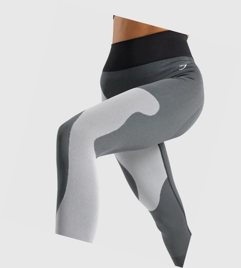 Gymshark WTFlex Seamless High Waisted Leggings Dame Grå | FTHJPO573