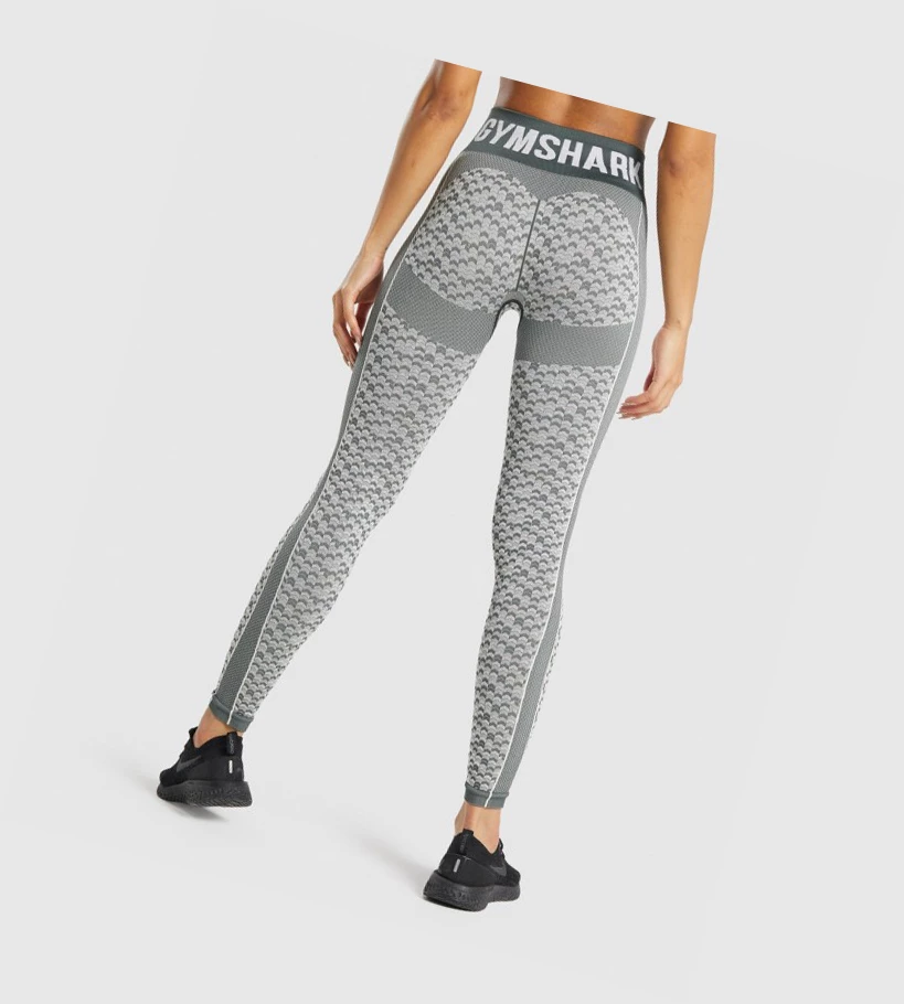 Gymshark WTFlex Seamless High Waisted Leggings Dame Grå | TZRMIK246