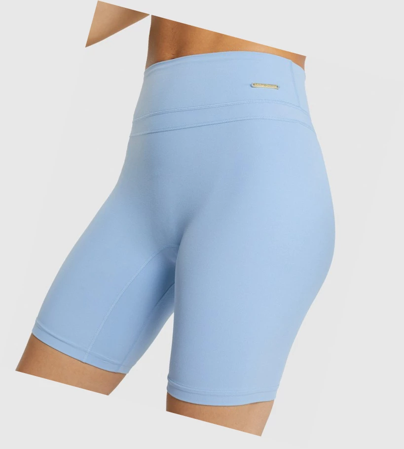 Gymshark Whitney Cycling Shorts Dame Blå | DYZFSE602