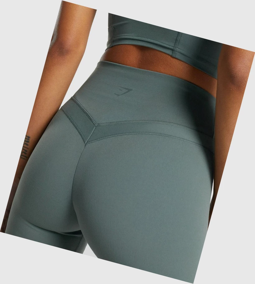 Gymshark Whitney Cycling Shorts Dame Grønn | ZQHLDN956