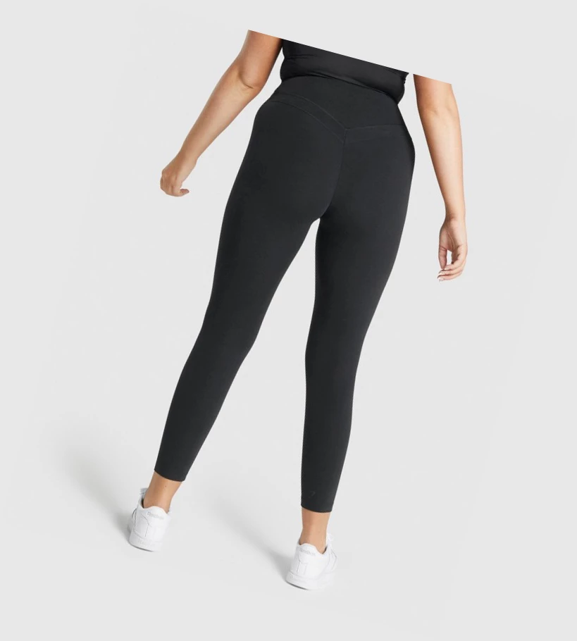 Gymshark Whitney High Rise High Waisted Leggings Dame Svarte | QNCYAL750