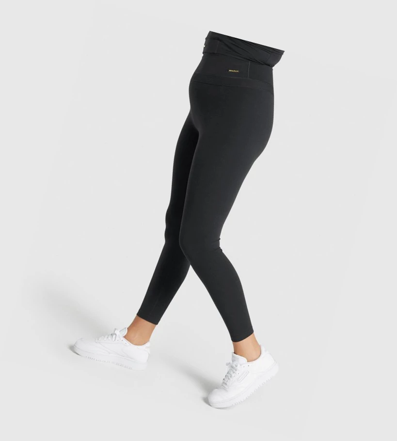 Gymshark Whitney High Rise High Waisted Leggings Dame Svarte | QNCYAL750