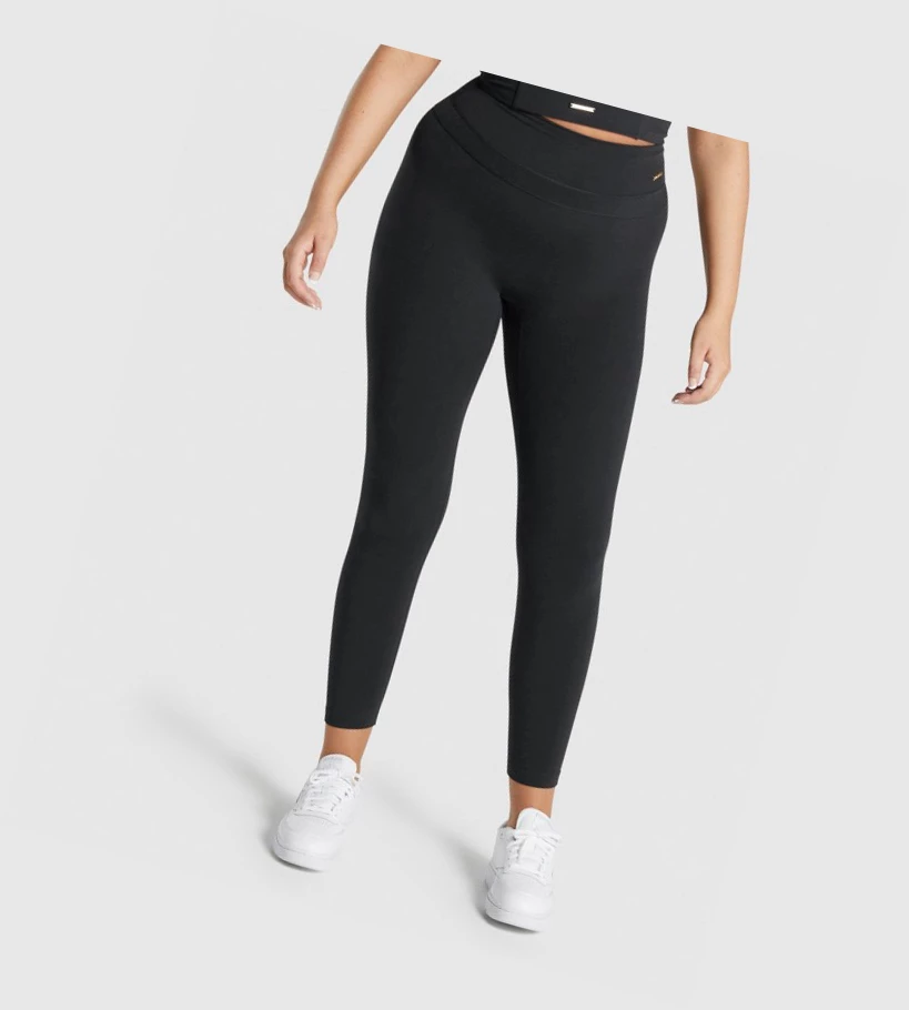 Gymshark Whitney High Rise High Waisted Leggings Dame Svarte | QNCYAL750