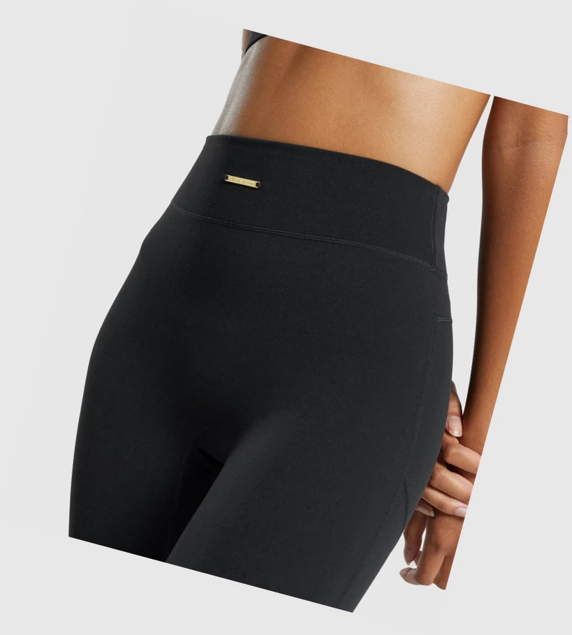 Gymshark Whitney Mesh High Waisted Leggings Dame Svarte | ZVUJCF701