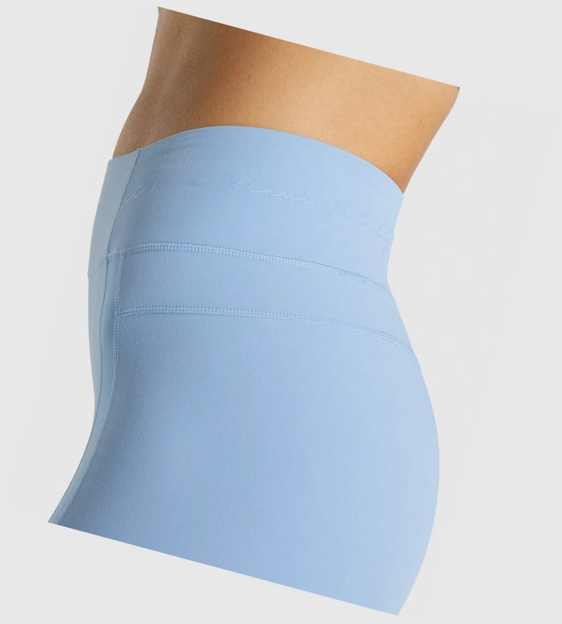 Gymshark Whitney Mesh Shorts Dame Blå | KDMWXI423