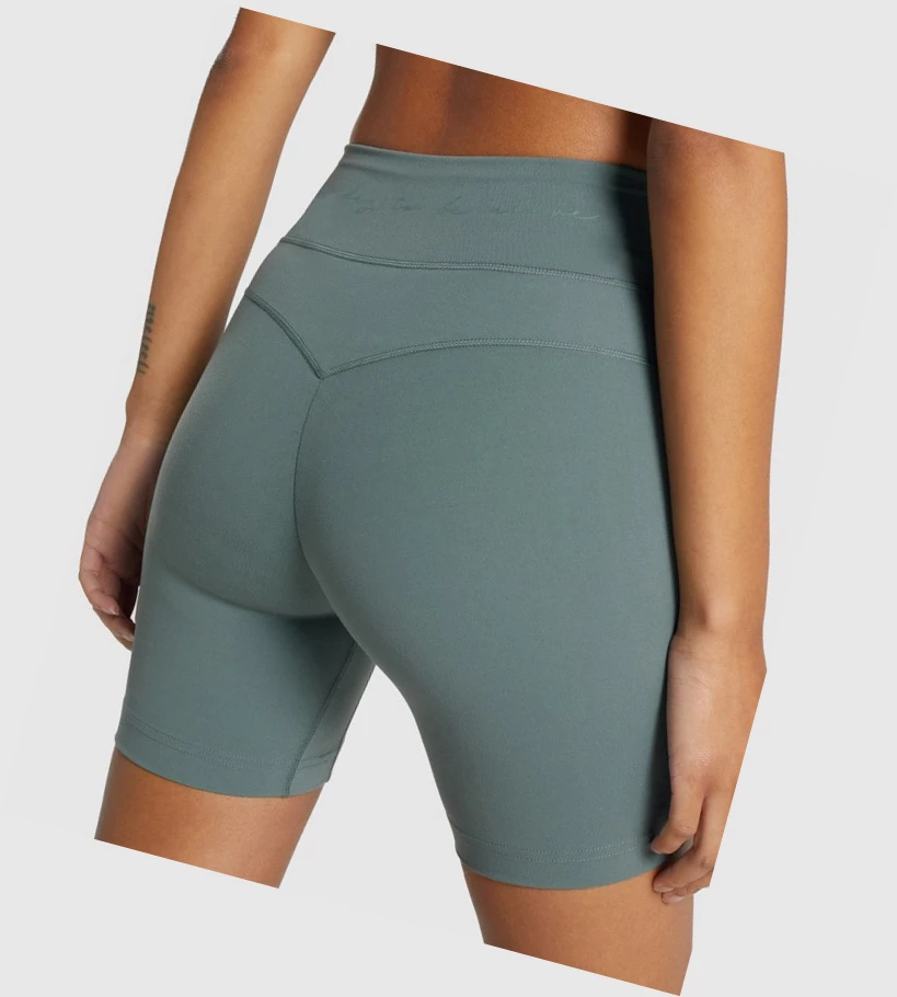 Gymshark Whitney Mesh Shorts Dame Grønn | ZRAJHS430