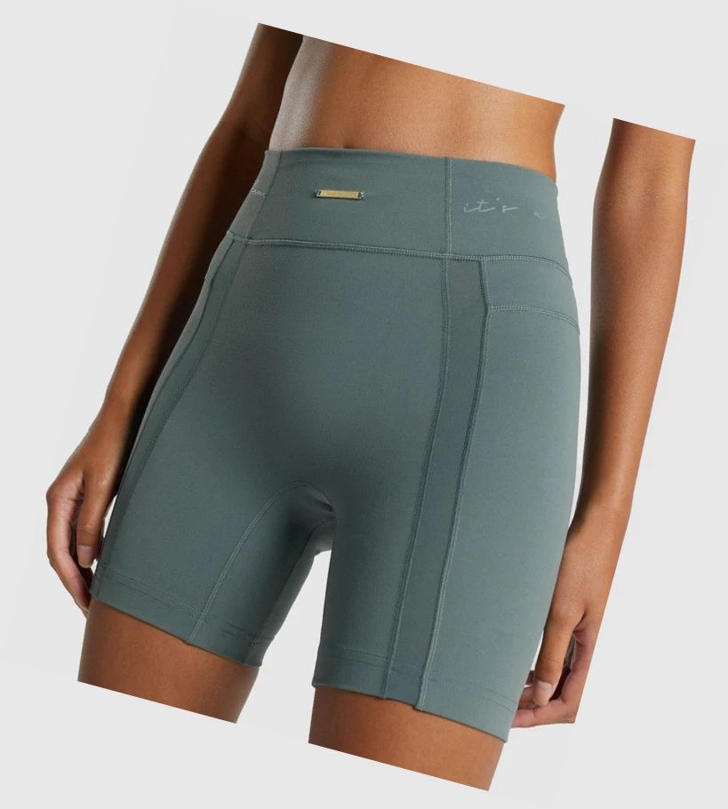 Gymshark Whitney Mesh Shorts Dame Grønn | ZRAJHS430