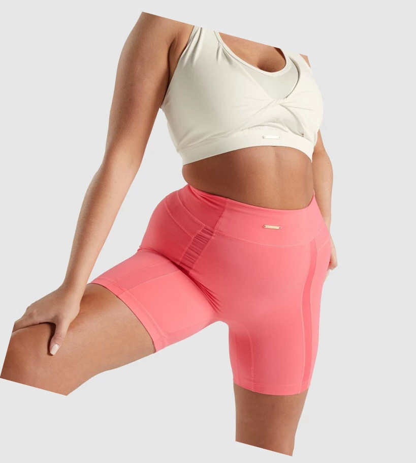 Gymshark Whitney Mesh Shorts Dame Rosa | YIVUQA847