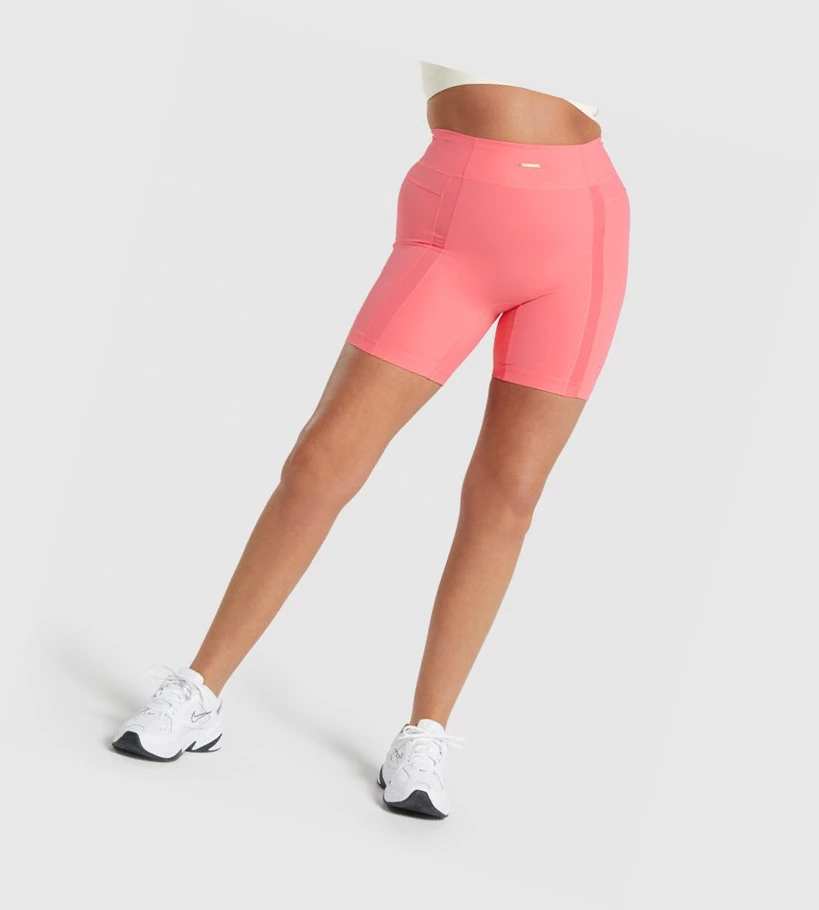 Gymshark Whitney Mesh Shorts Dame Rosa | YIVUQA847