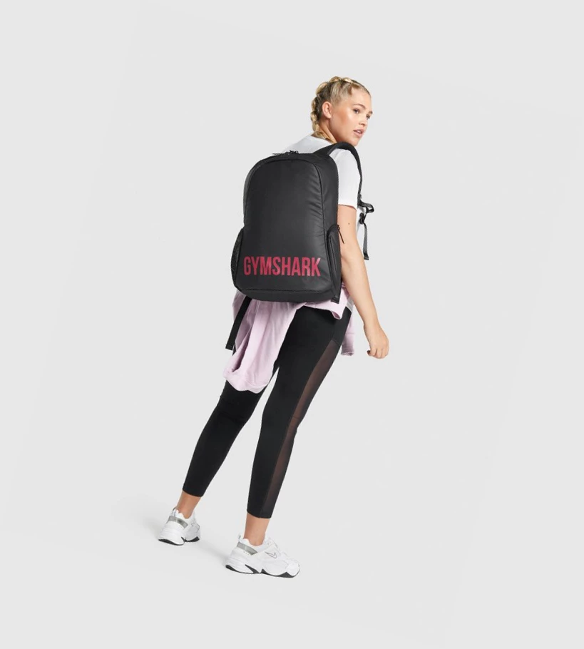 Gymshark X-Series 0.1 Veske & Ryggsekk Dame Svarte Rosa | CZQROT954