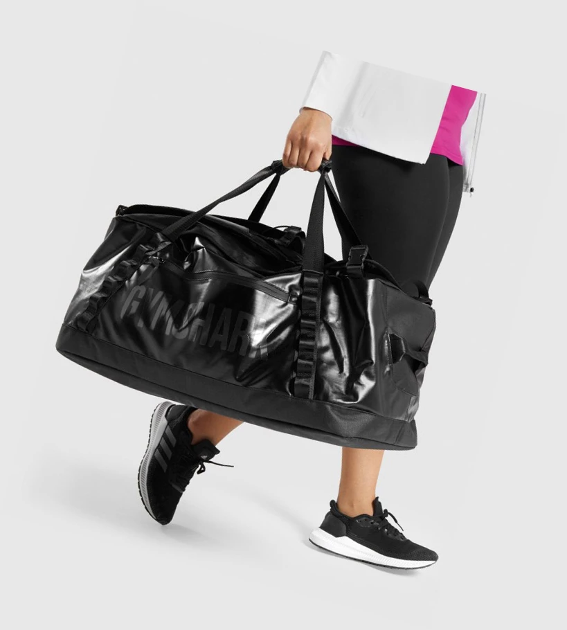 Gymshark X-Series Duffle Veske & Ryggsekk Dame Svarte | ADYVZQ356